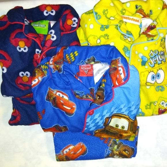 Disney Other - Lot of 3 - Toddler Pajama Sets - 3T